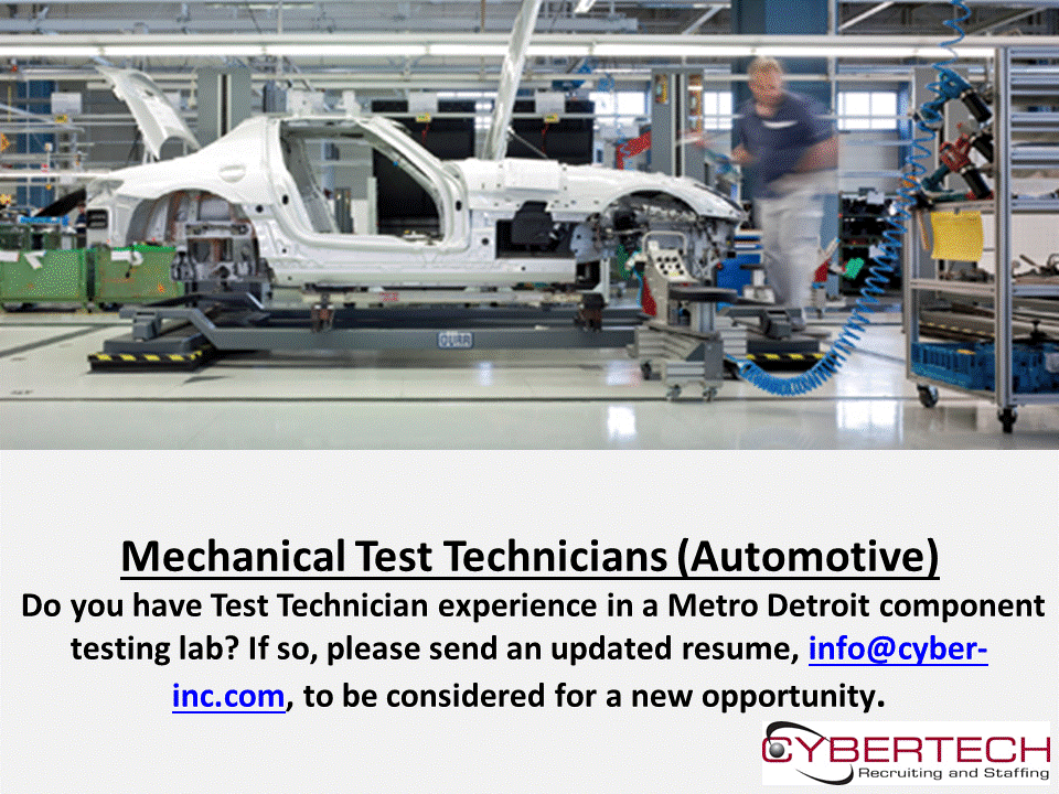 Automotive Test Labs are hiring!