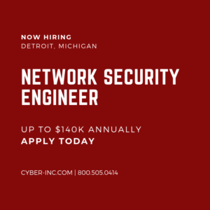 Cybersecurity Network Engineer
