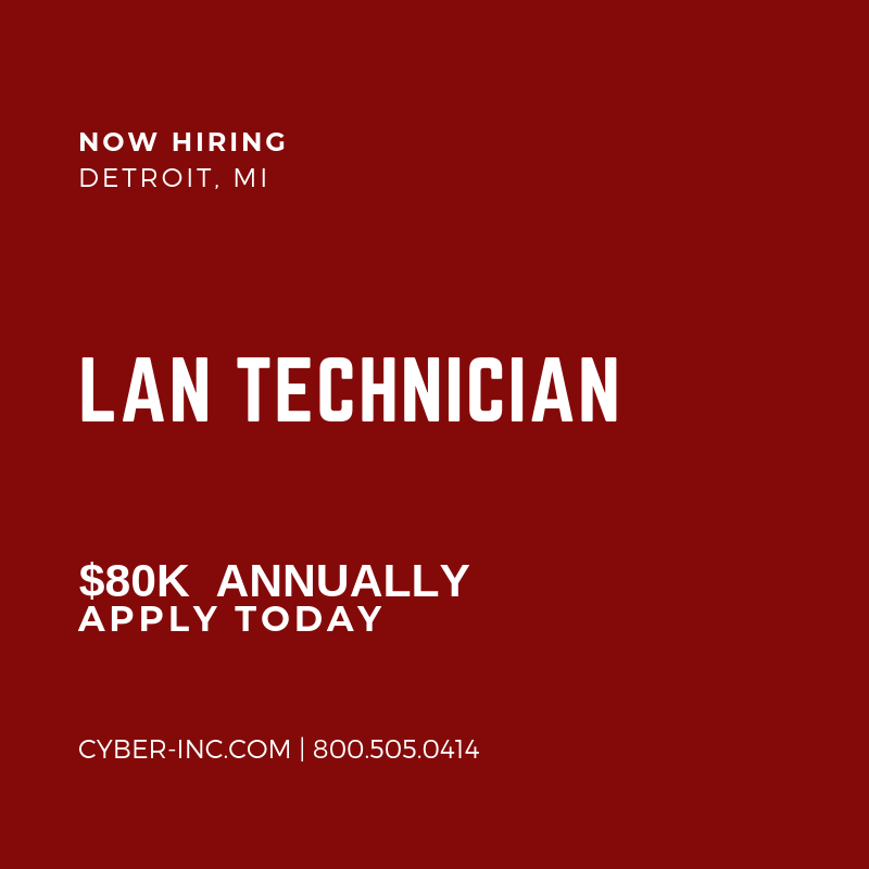 LAN Technician Detroit