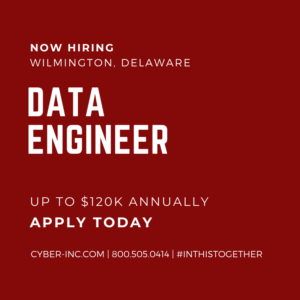 Data Engineer (SQL, AWS, Hadoop, Python) Delaware $120000